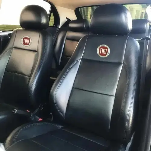 Fundas de asiento de cuero de grado automotriz al 100 % para Strada de doble cabina