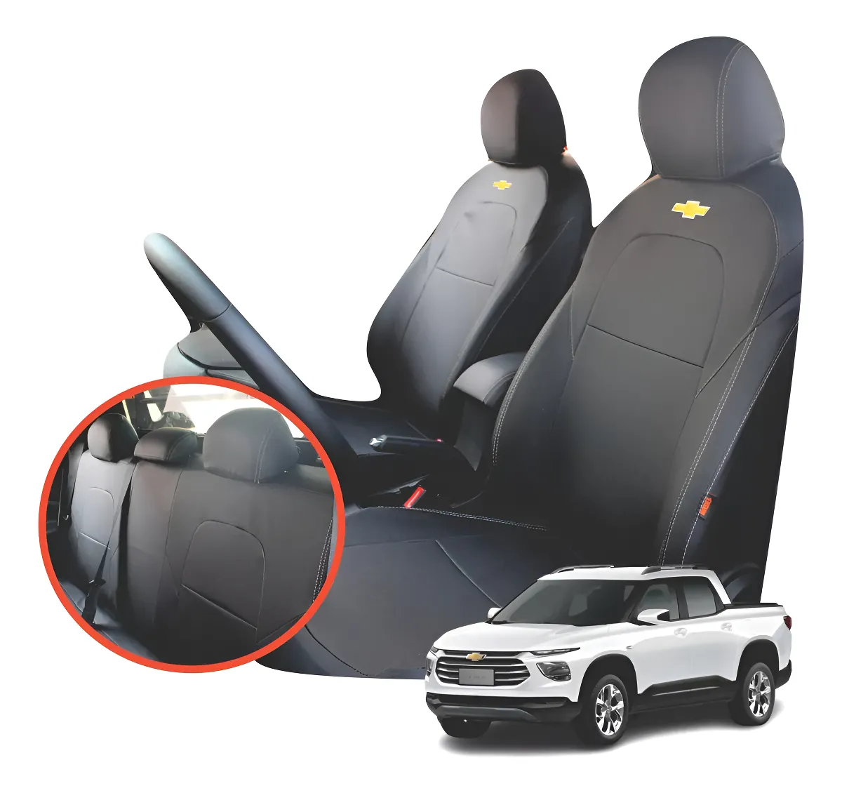 Nueva funda de cuero para asiento de coche Montana 2024 2025