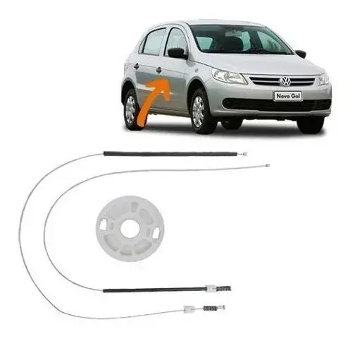 Kit de reparación de máquina de vidrio eléctrico delantero Gol Voyage G5 G6
