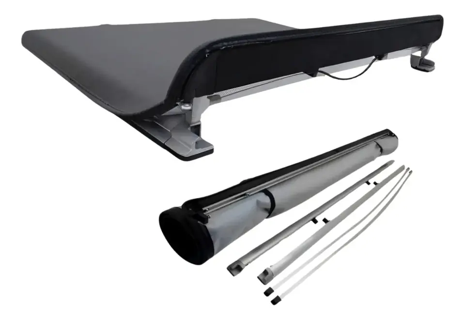 Cubierta de caja de camioneta para S10 Doble Cabina 2001, 2002, 2003 a 2011 Trek Black