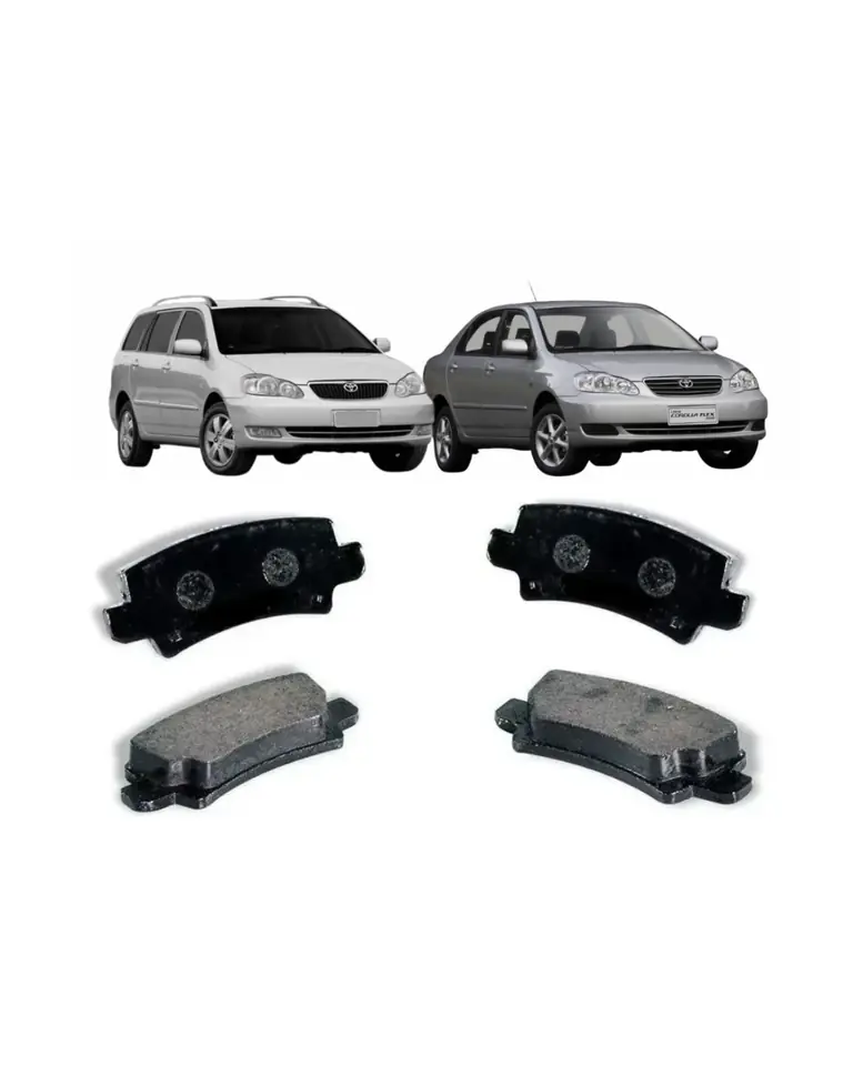 Juego de pastillas de freno traseras — Toyota Corolla (modelos 2002 a 2008)