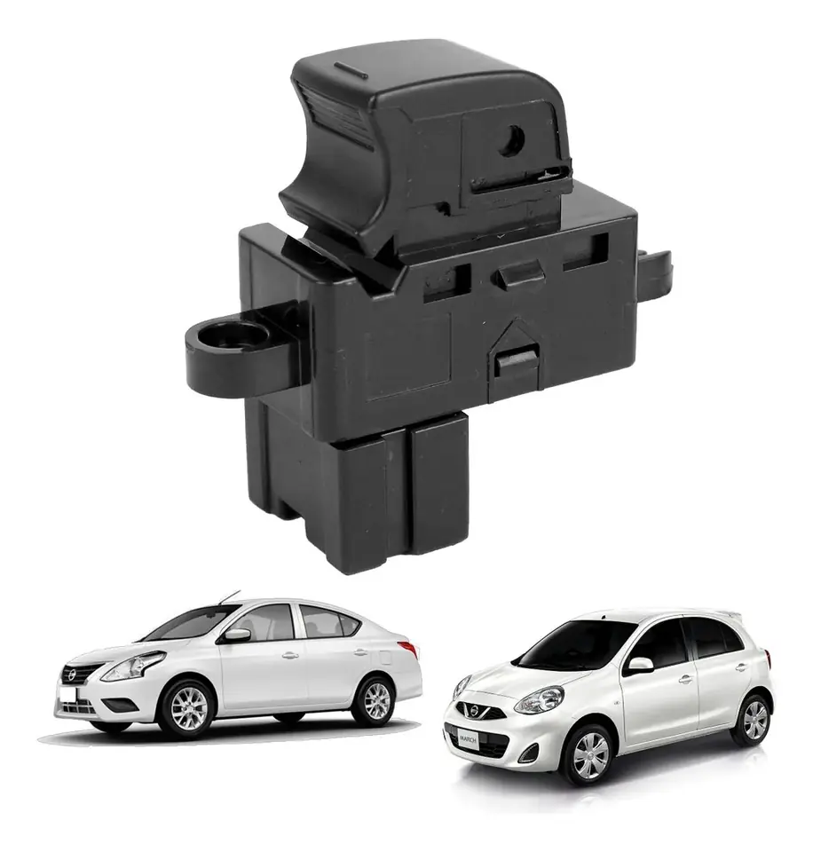 Botón vidrio eléctrico  Nissan Tiida Versa March 2011 2012 13 14 A 2019