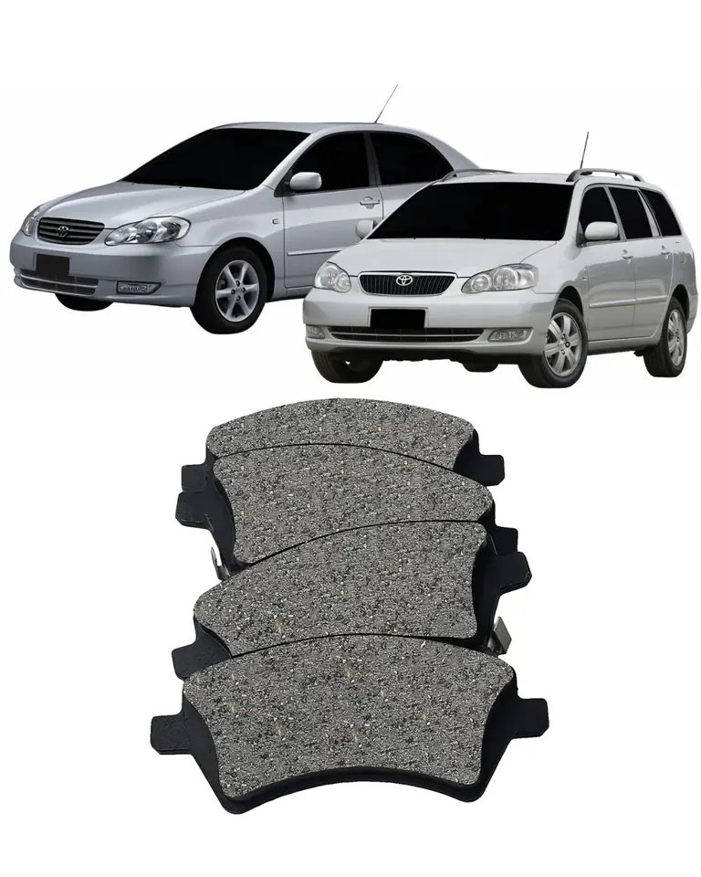 Juego de pastillas de freno delanteras Speed ​​Brake — Toyota Corolla y Fielder (modelos 2002 a 2008)