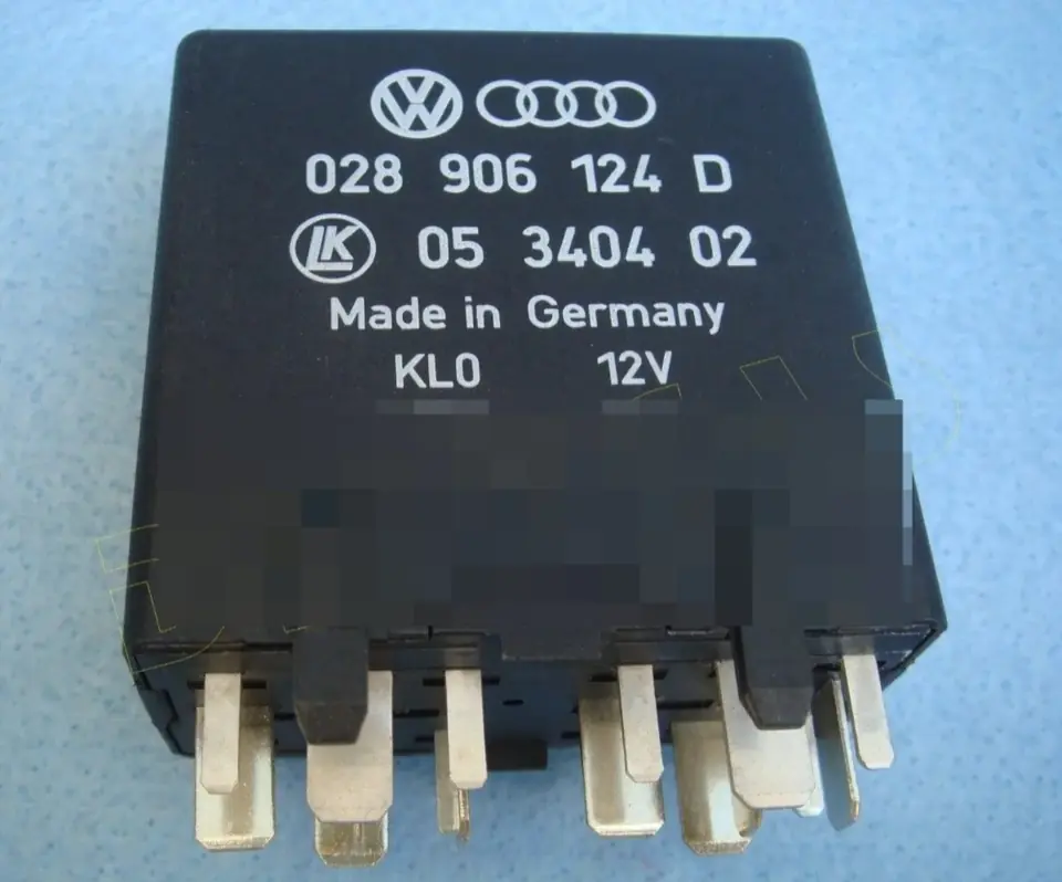 Relé Original Volkswagen Gol, Saveiro, Parati, Polo y Classic – Código 028.906.124.D