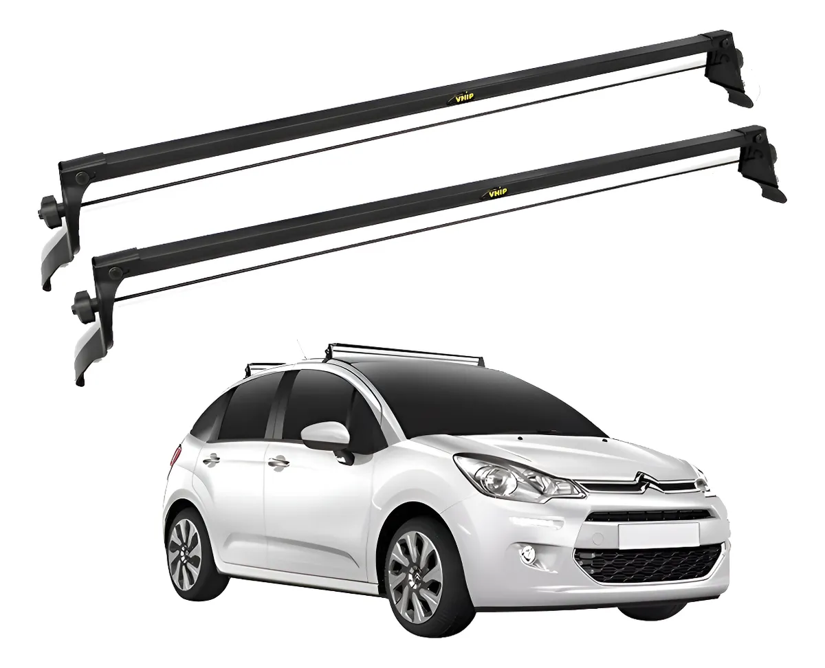 Portaequipaje  para Citroën C3 2017 2018 2019 2020 2021 Negra