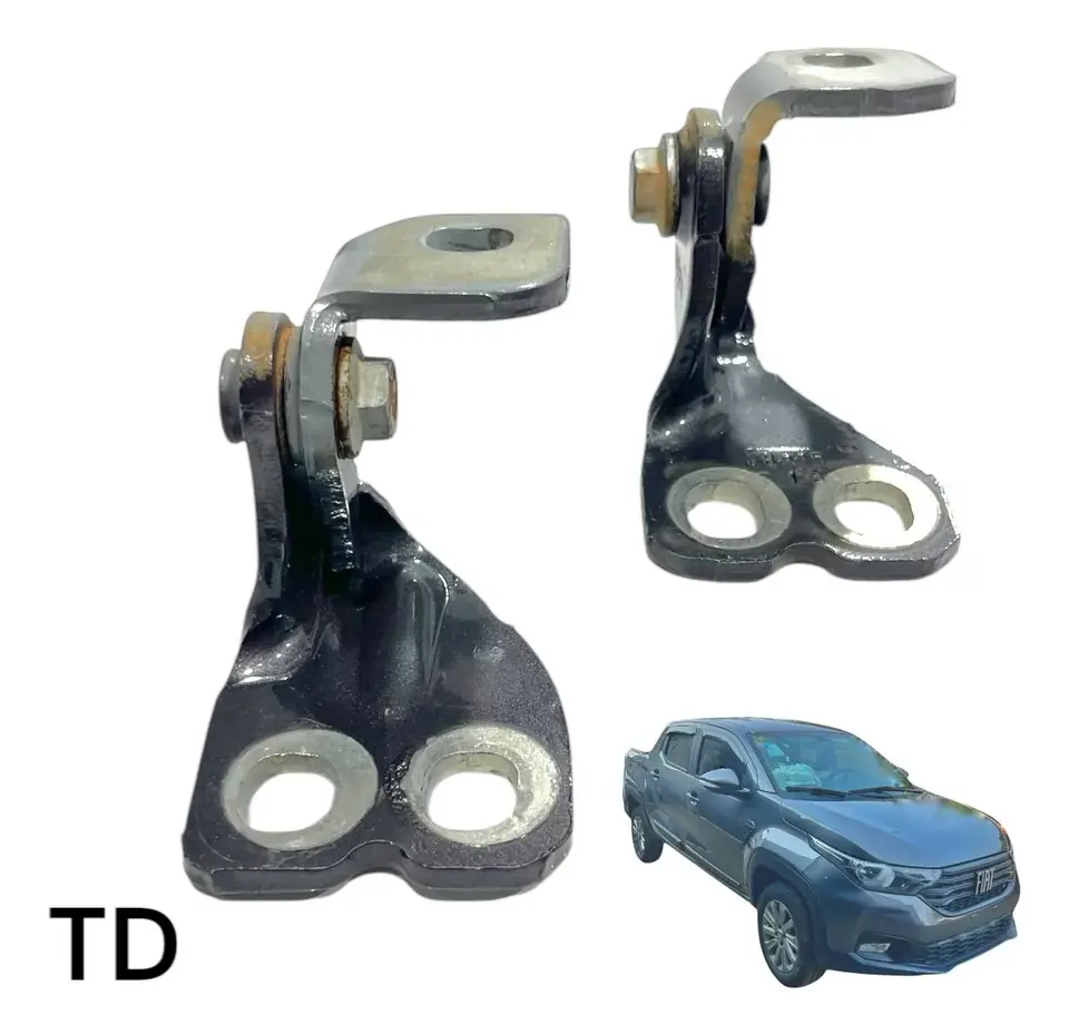 Par de bisagras de puerta para Fiat Strada Freedom Dupla 4p 2021-2023 (usadas)