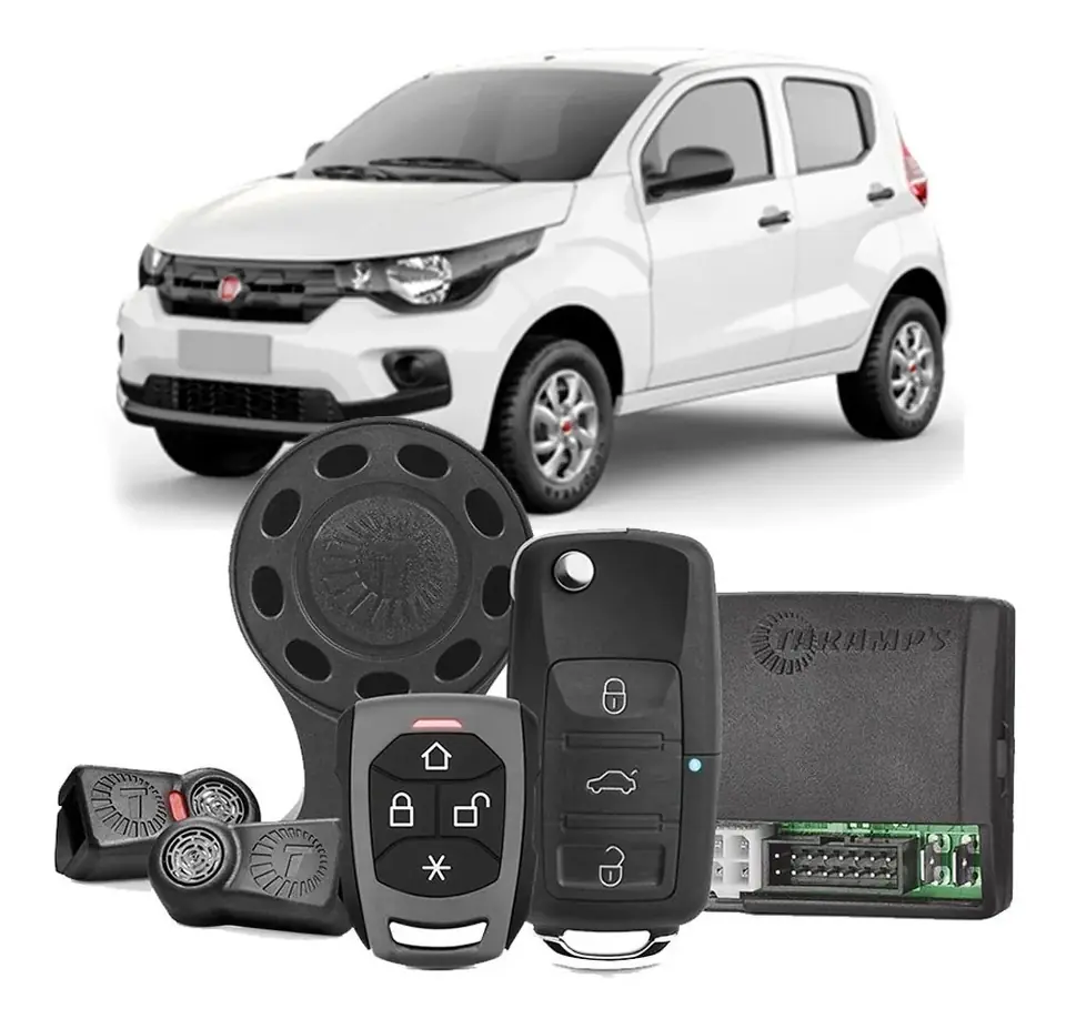Taramps Tw 20ch G4 Alarma Coche Fiat Mobi Llave Cuchillo