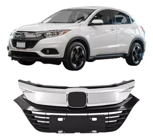 Parrilla delantera Honda Hrv 2019 2020 2021 moldura cromada