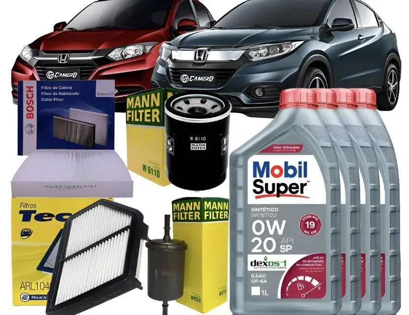 Kit revision cambio aceite 0w20 filtros honda hrv 1.8 2015 /2021