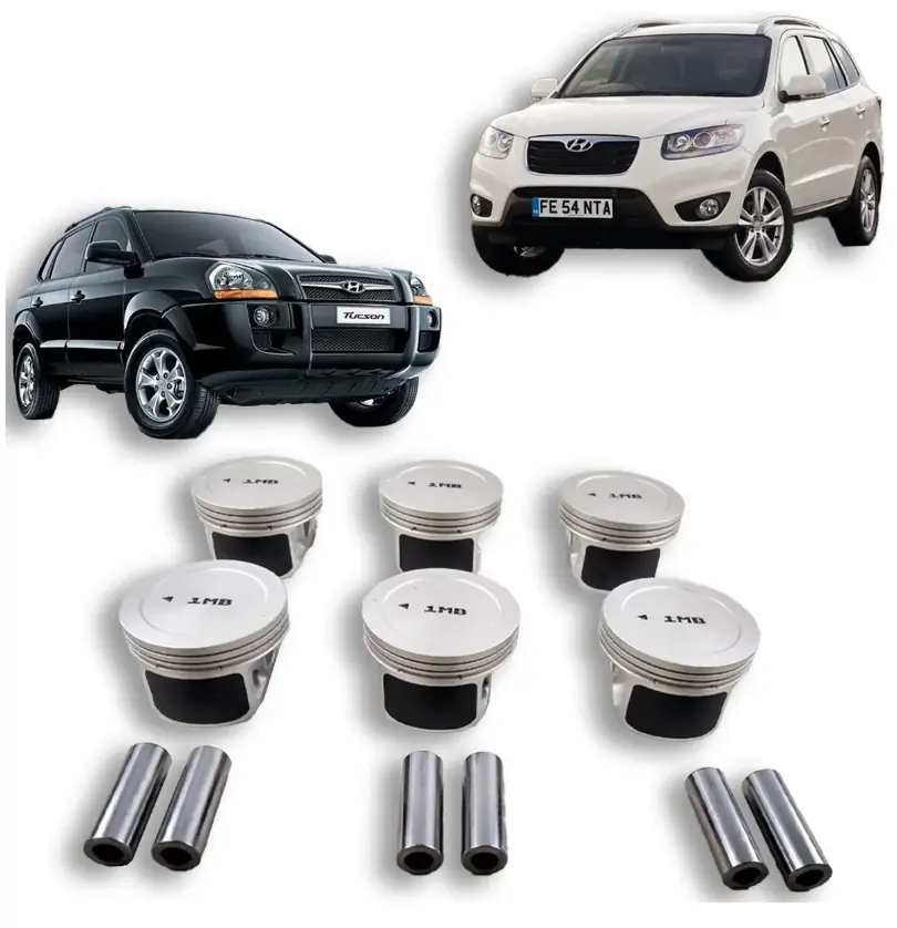 Kit Pistones Hyundai Santa Fé Tucson 2.7 24v Std G6ba