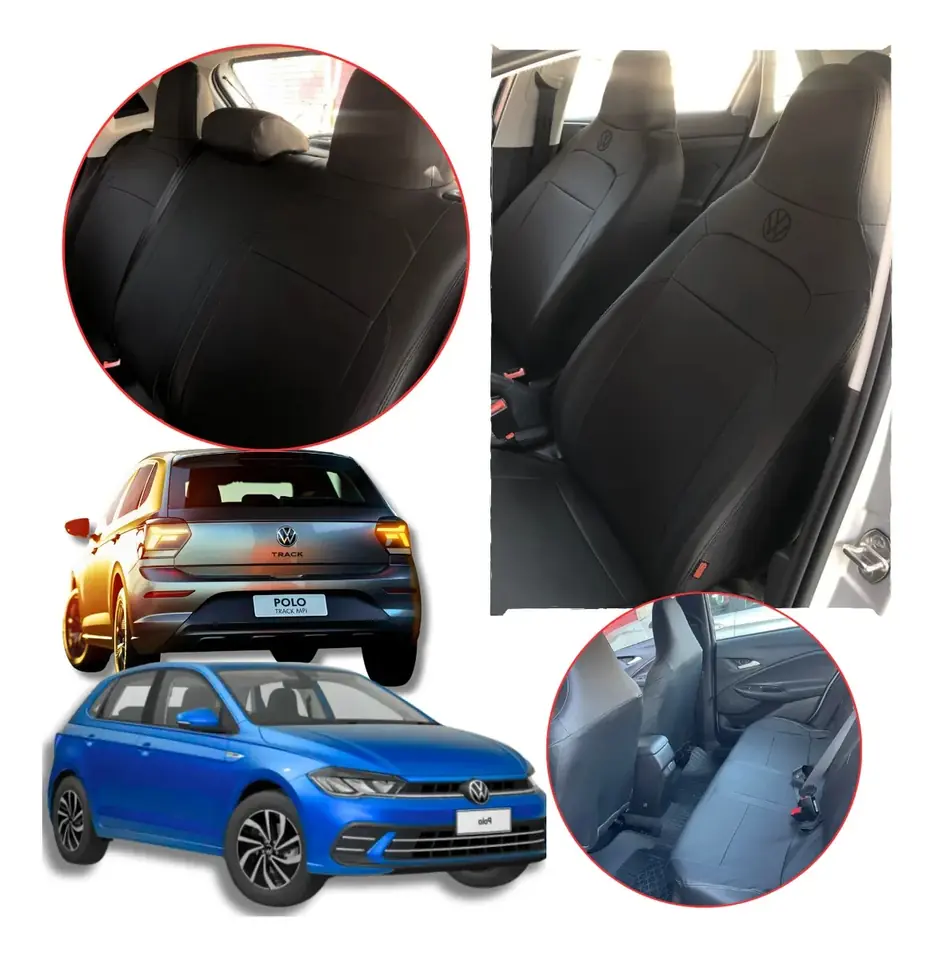 Juego de fundas de asiento  de cuero Polo Track 2025