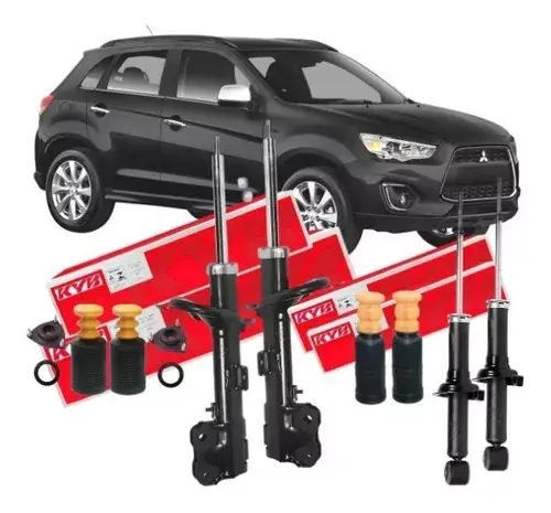 Kit Delantero Y Trasero + 4 - Mitsubishi Asx - 2011 2012 2013 2014 2015 2016 2017 2018