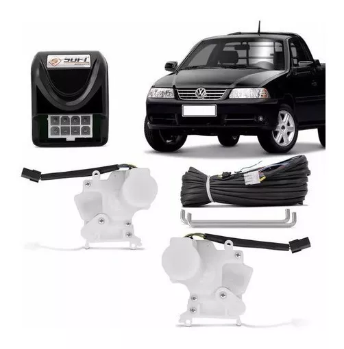 Kit de cerradura eléctrica original Gol Saveiro Fox G2 G3 2 puertas