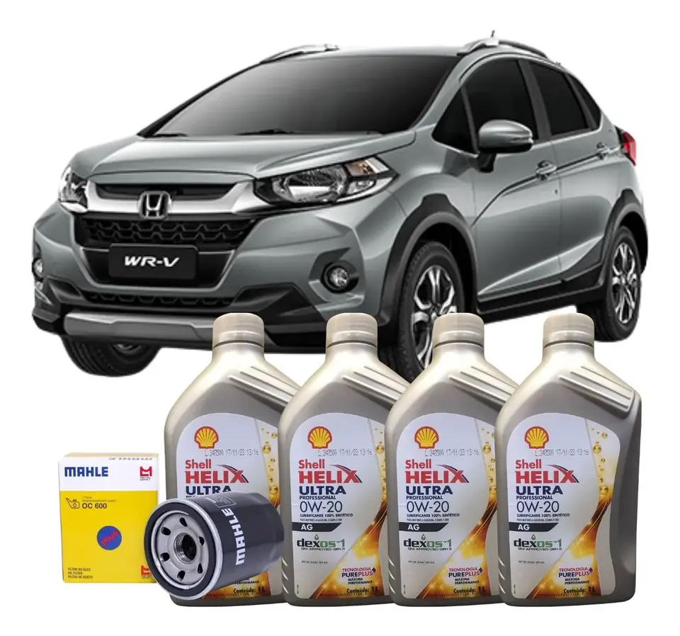Kit de cambio de aceite Shell 0w20 + filtro aceite vehiculos Honda