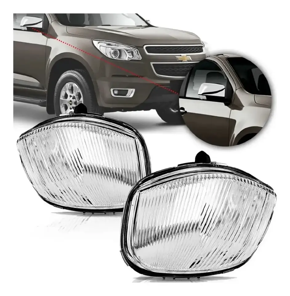 Par  luz de giro retrovisor para S10 (Lado Derecho/Izquierdo) - Metagal Original