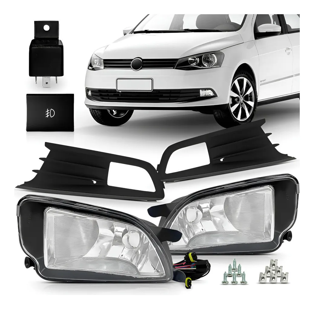Kit de faros antiniebla para Gol G6 (2012–2016) – Modelo estilo original BT