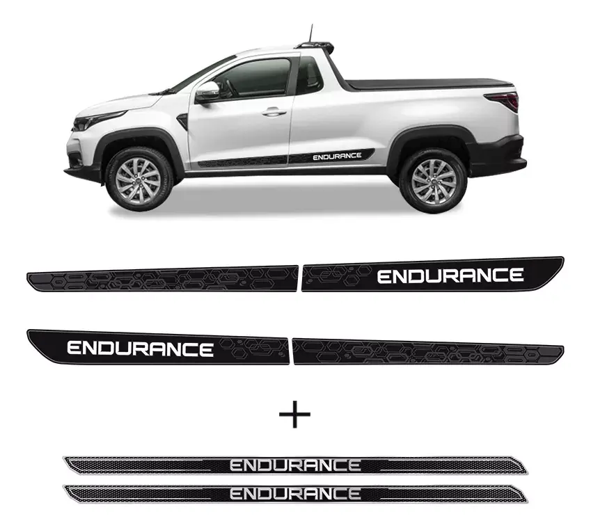 Strada Endurance 2021 Kit Listones Laterales + Umbral Protector
