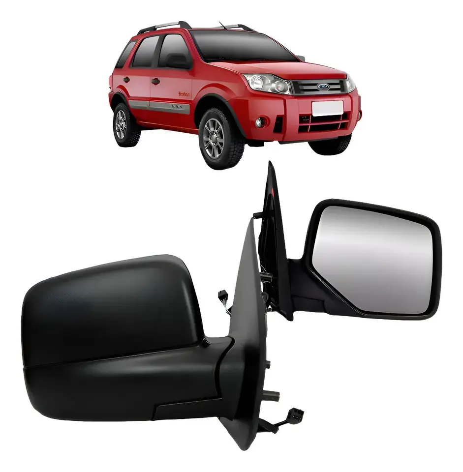 Par Retrovisor Ecosport 2003 04 05 06 07 A 12 Eléctrico
