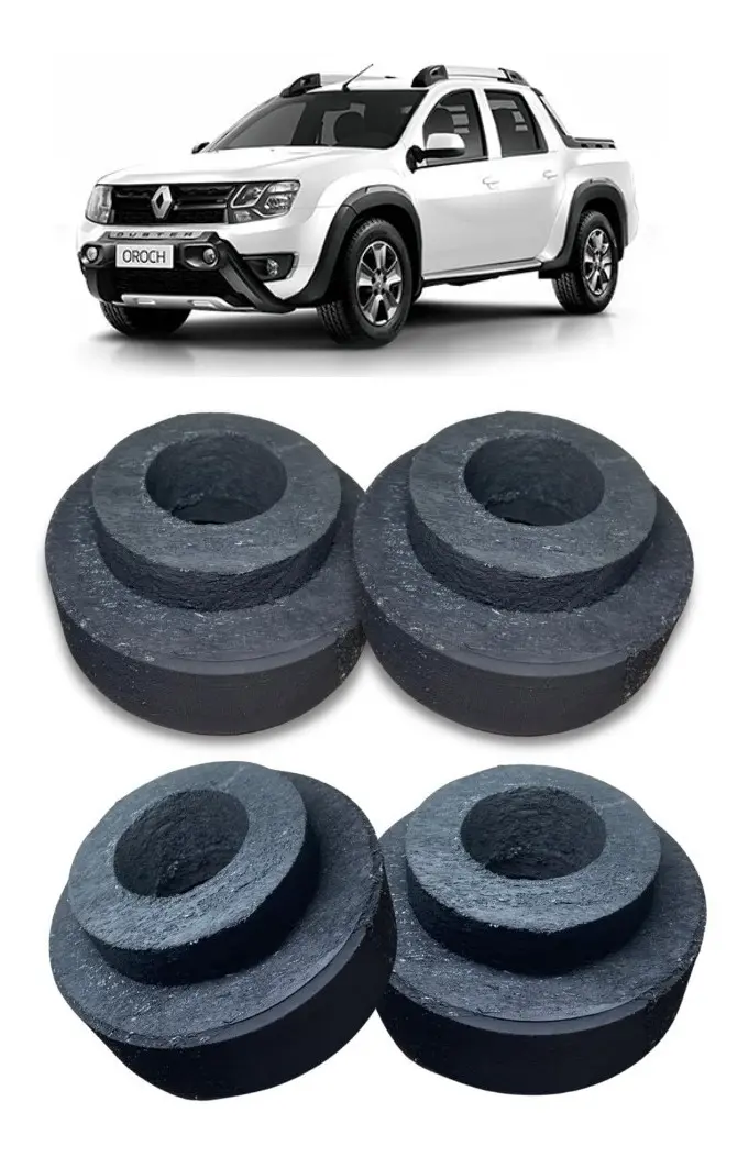 Kit de almohadillas para muelles delanteros y traseros para Renault Oroch (todos los años)