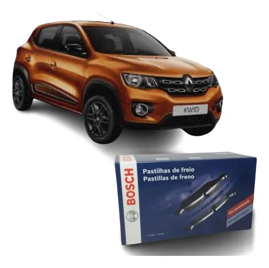 Juego de pastillas de freno delanteras Kwid 1.0 2018 2019 2020 Sólidas