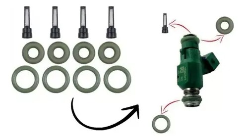 Kit Reparación Inyector Corsa Meriva Montana 1.4 1.8 8v