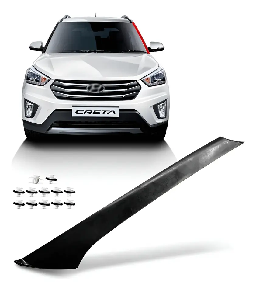 Moldura Columna Parabrisas Hyundai Creta 2017 2018 2019 2020 2021