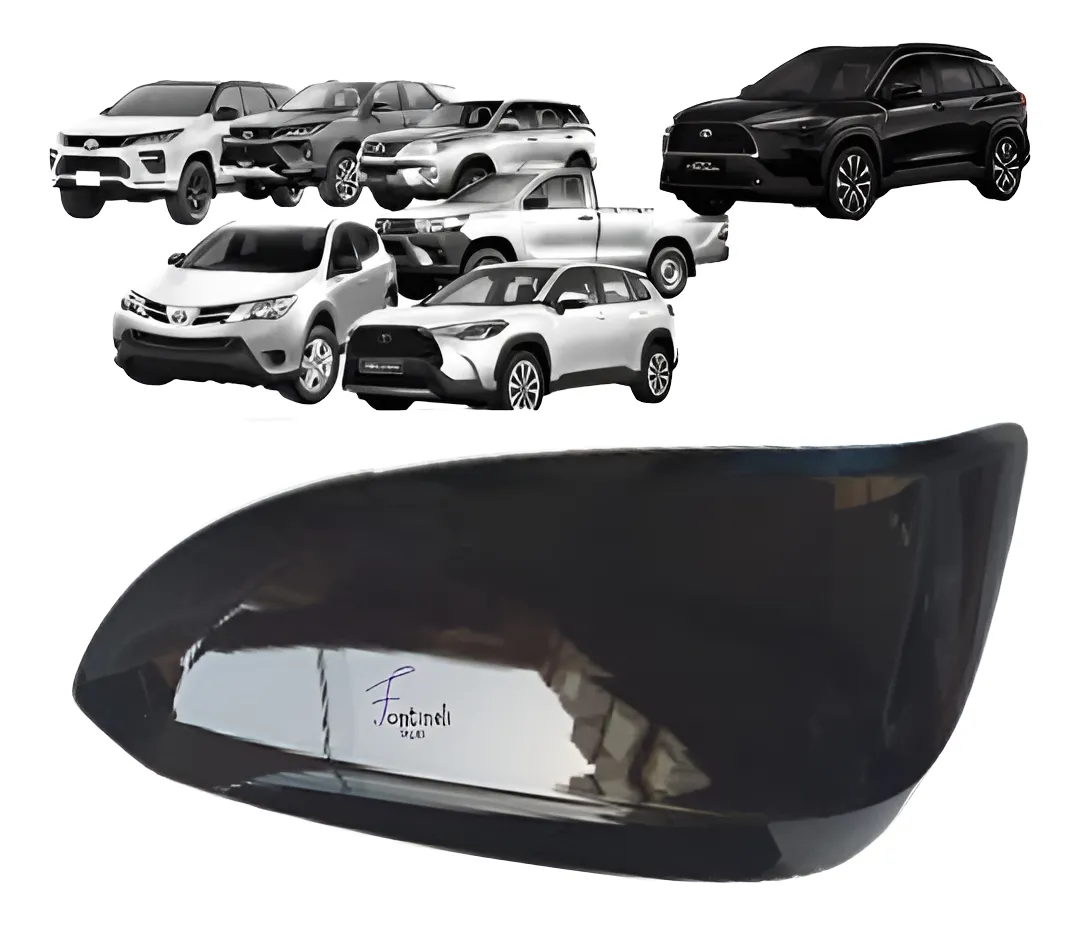Capa de retrovisor Hilux Corolla Cross Sw4 Rav4 Negro Original