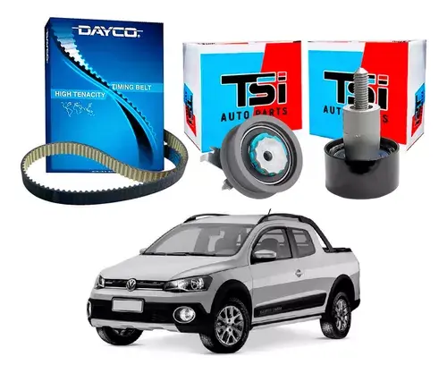 Kit Tensor de Correa de Distribución Saveiro Cross 1.6 16v 2014 A 2017
