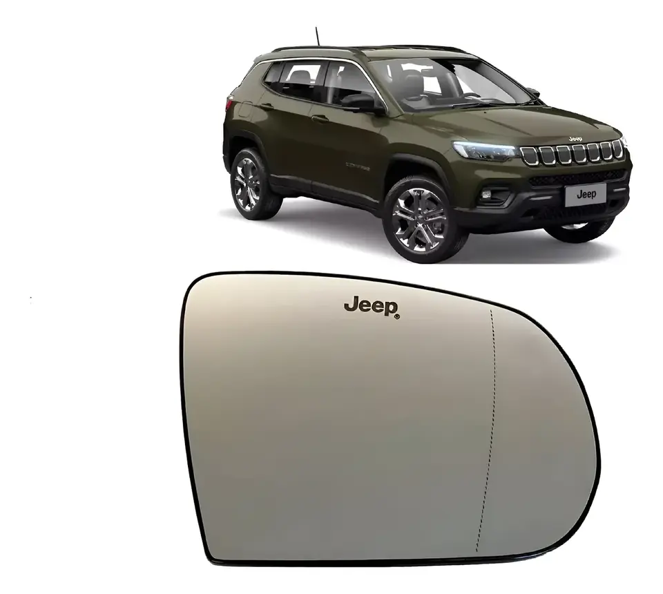 Espejo + Base de Espejo Retrovisor para Jeep Compass 2017 a 2023 Original