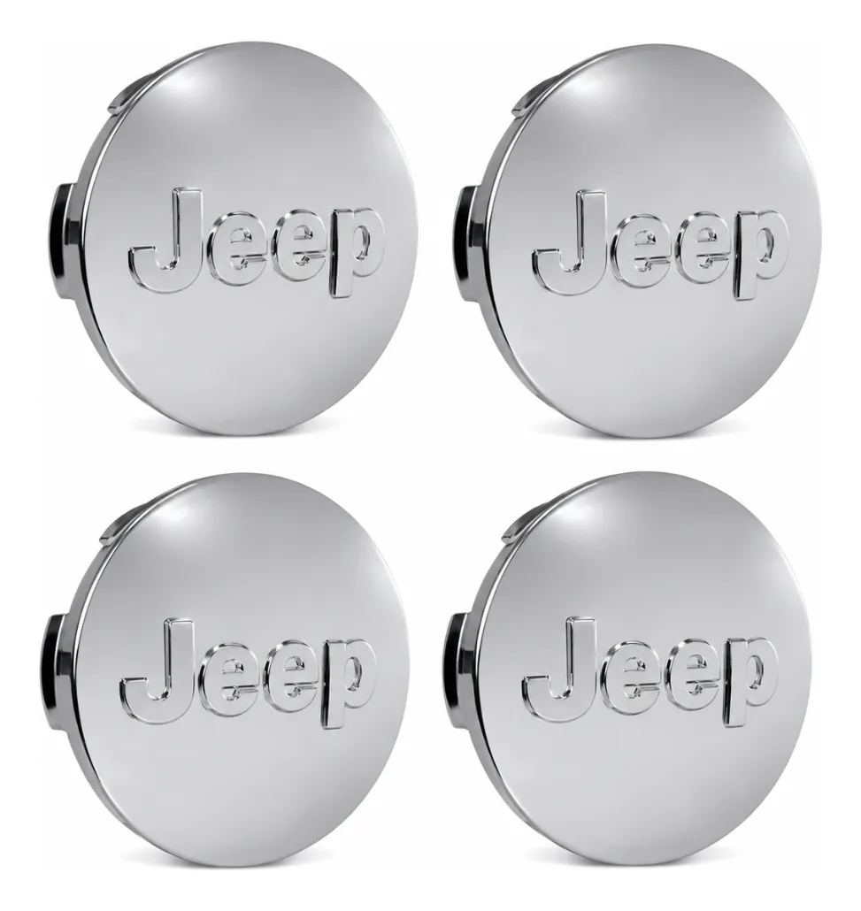 Kit de 4 tapas centrales para ruedas de Jeep Renegade Compass Commander