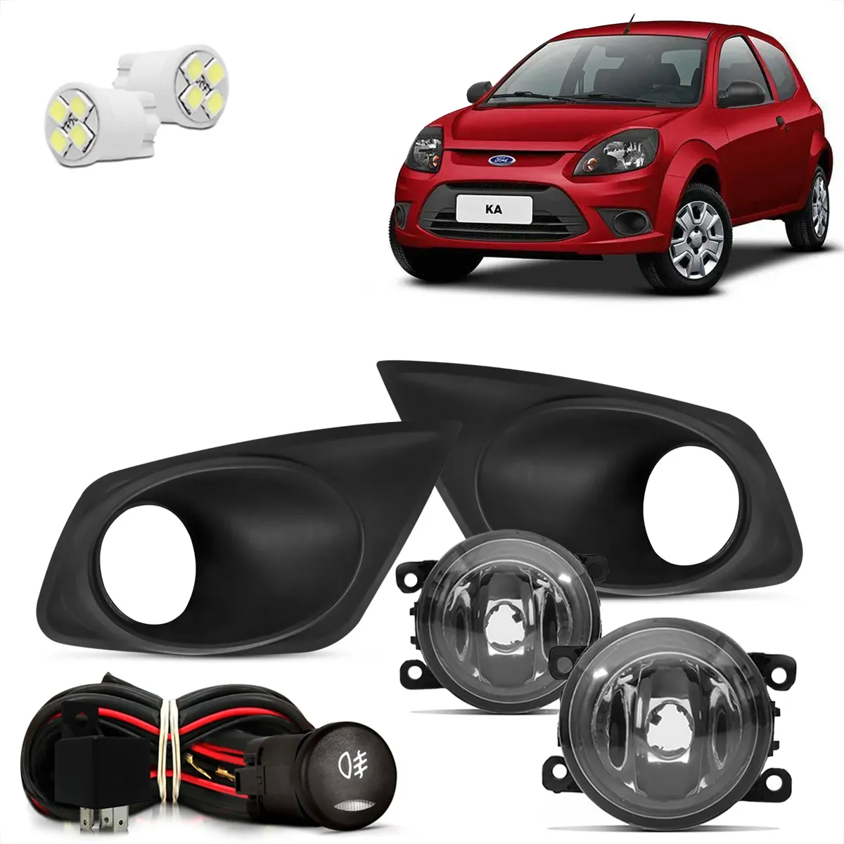 Kit Farol Caminero Ford Ka 2012 2013