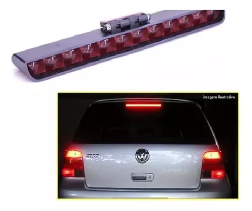 Luz de Freio 12 Led Volkswagen Amarok 2019 Vermelho