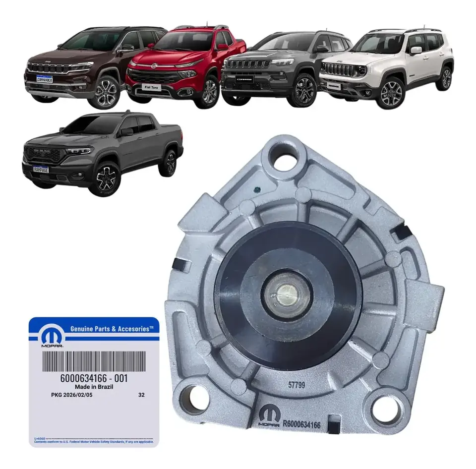 Bomba De Agua Original Fiat Toro Renegade Compass 2.0 Diesel