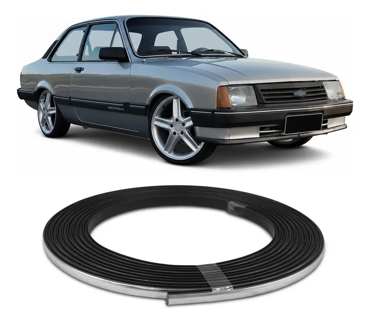 Kit de molduras cromadas para la luneta trasera de Chevette y Monza