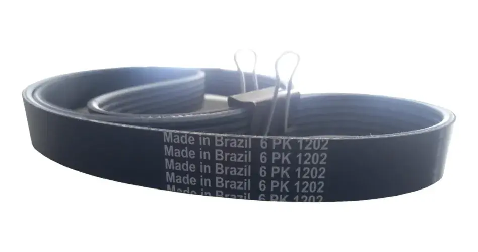 Correa de alternador Poly-v 6pk1202 elástica