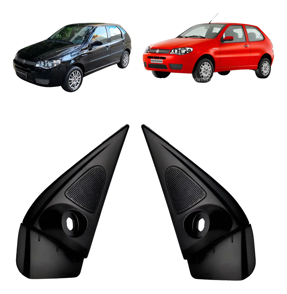 par moldura interior retrovisor palio 4p 2005/2015 con orificio