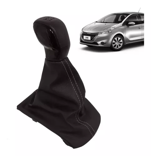 Pomo + Cubierta Cambio Peugeot 208 2014-2020 Negro
