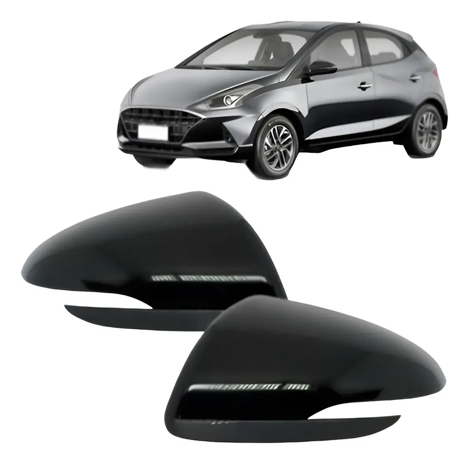 Par capa de retrovisor Hyundai  Hb20 2020 2021 2023 2024 2025