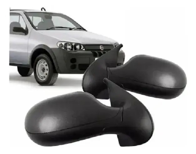 Par de Retrovisores Eléctricos Fiat Strada Fire / Economy 2011 a 2019 – Metagal