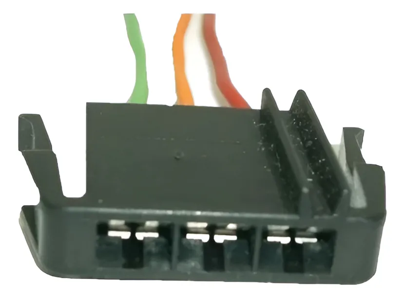 Conector de luz trasera de 3 vías Gol Cuadrado 87/94 (2 unidades)