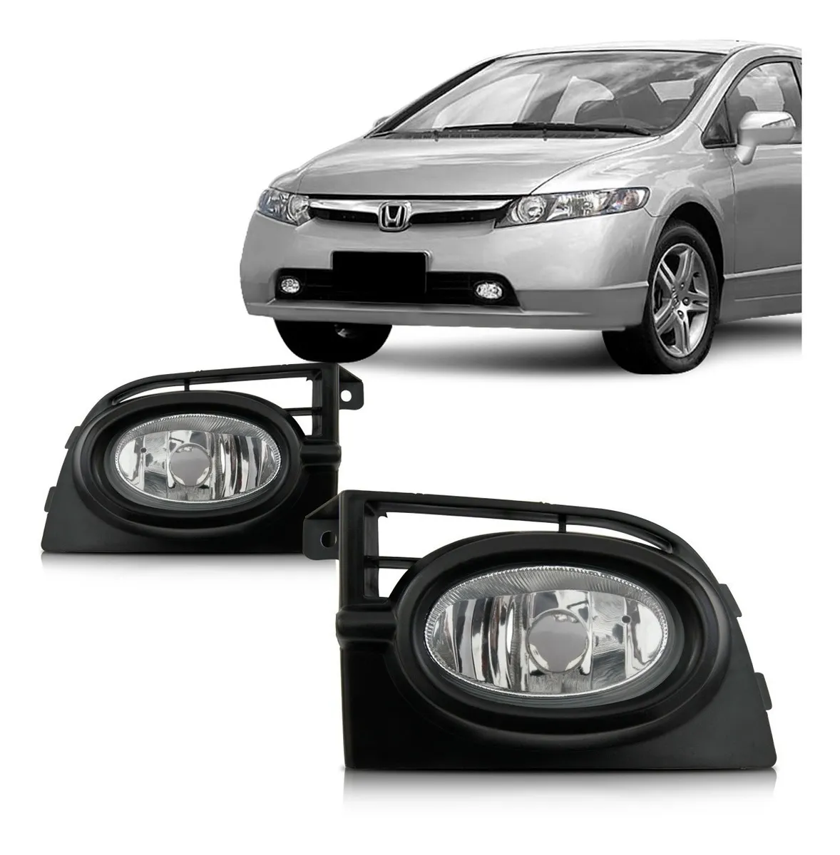 Par de faros camineros para Civic 2007 2008