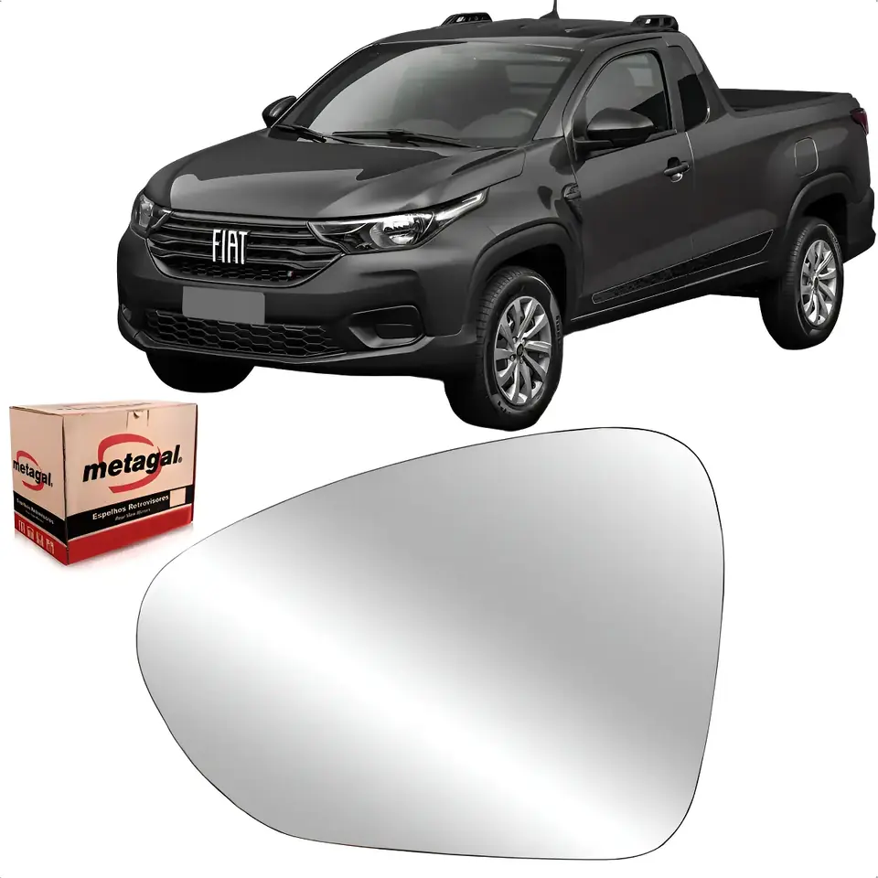 Lente Retrovisor Strada 2020 2021 2022 2023 Original Metagal