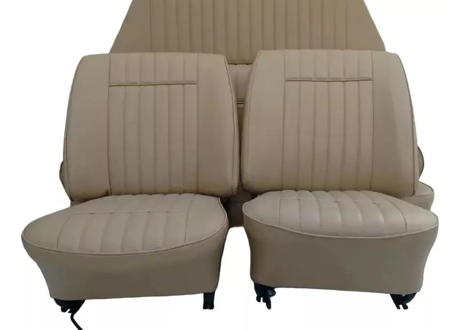 Kit de fundas de asiento color beige para VW Beetle 63-66