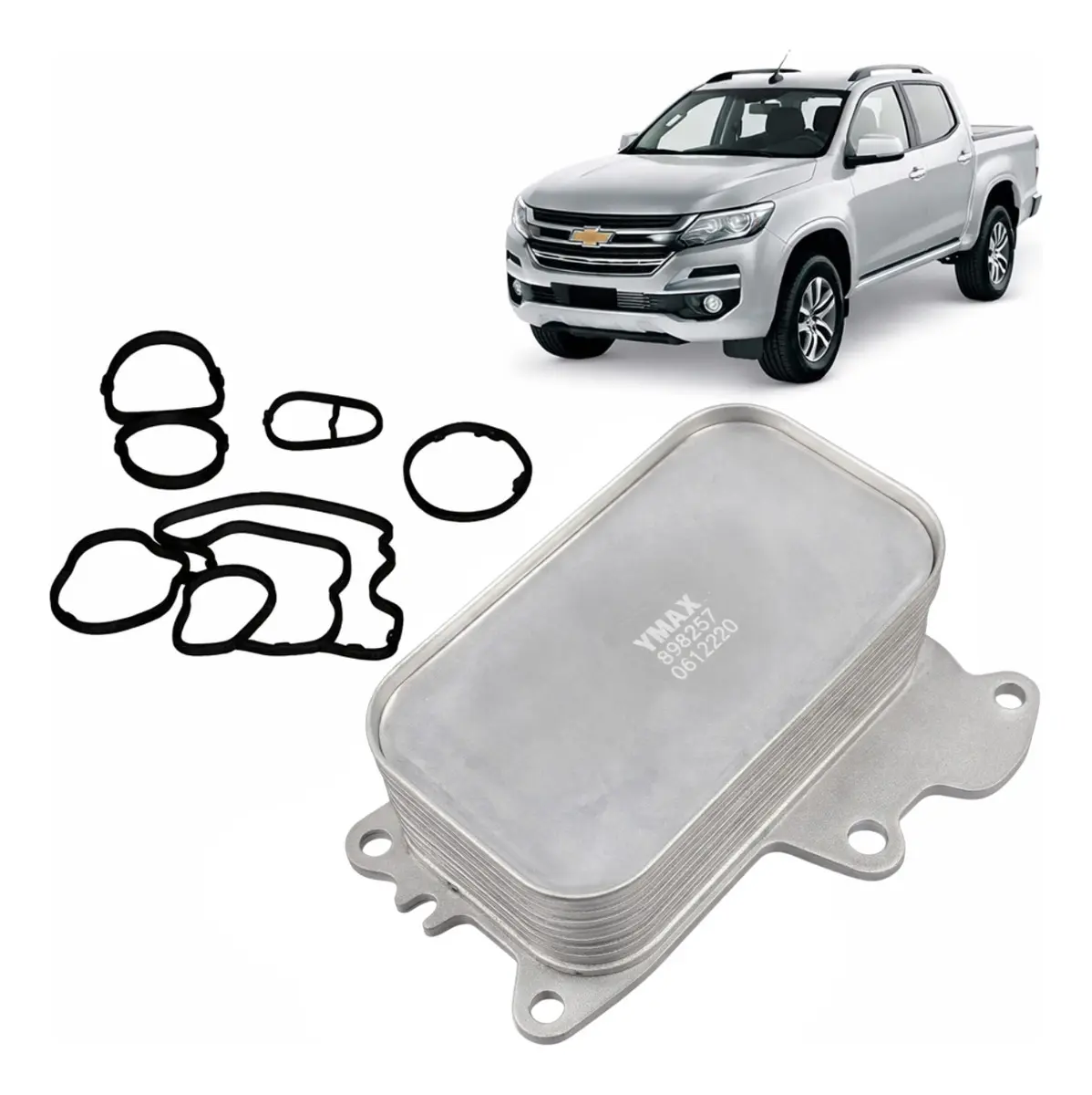 Intercambiador de calor del enfriador de aceite para GM S10 2.8 16v Turbo 2013/2019