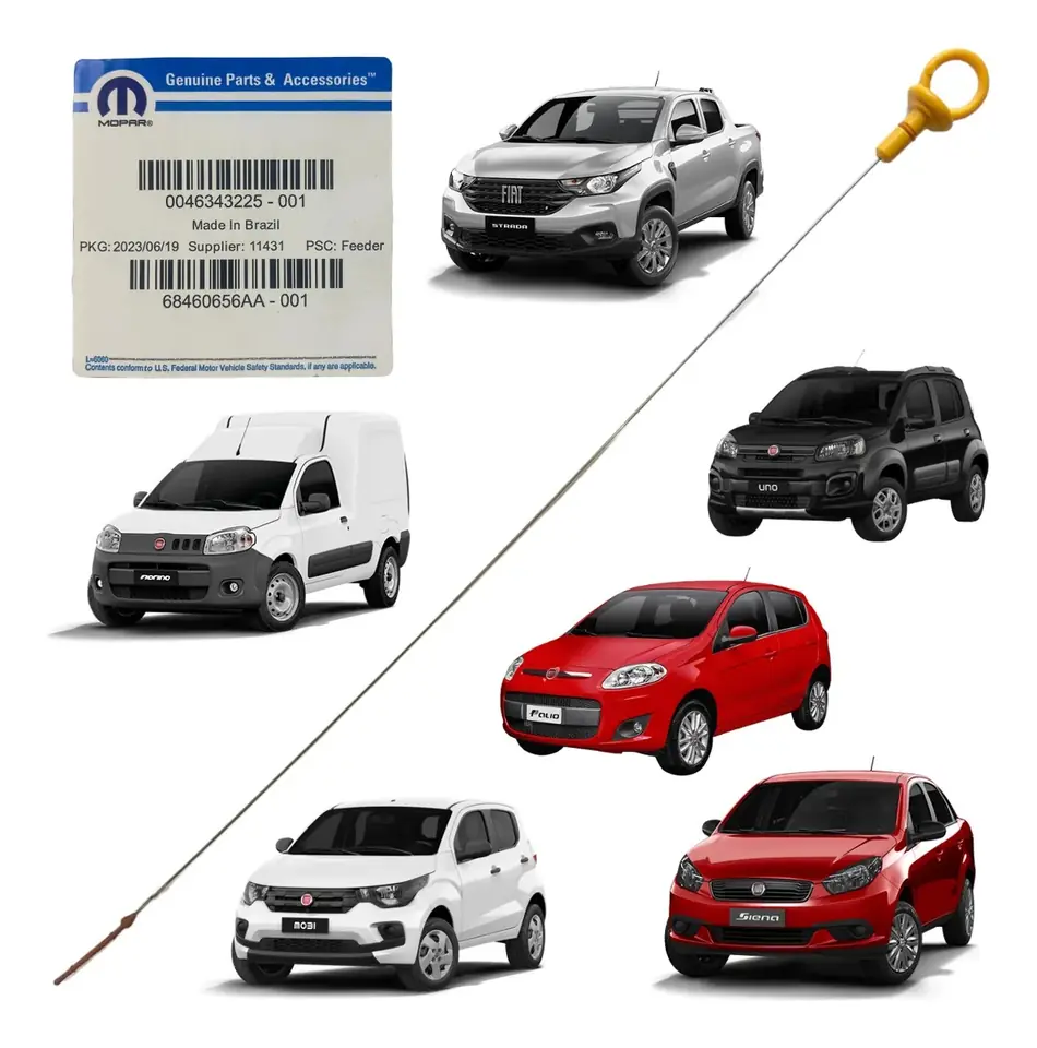 Varilla de nivel de aceite original Fiat Mobi 2019 2020 2021 2022 2023