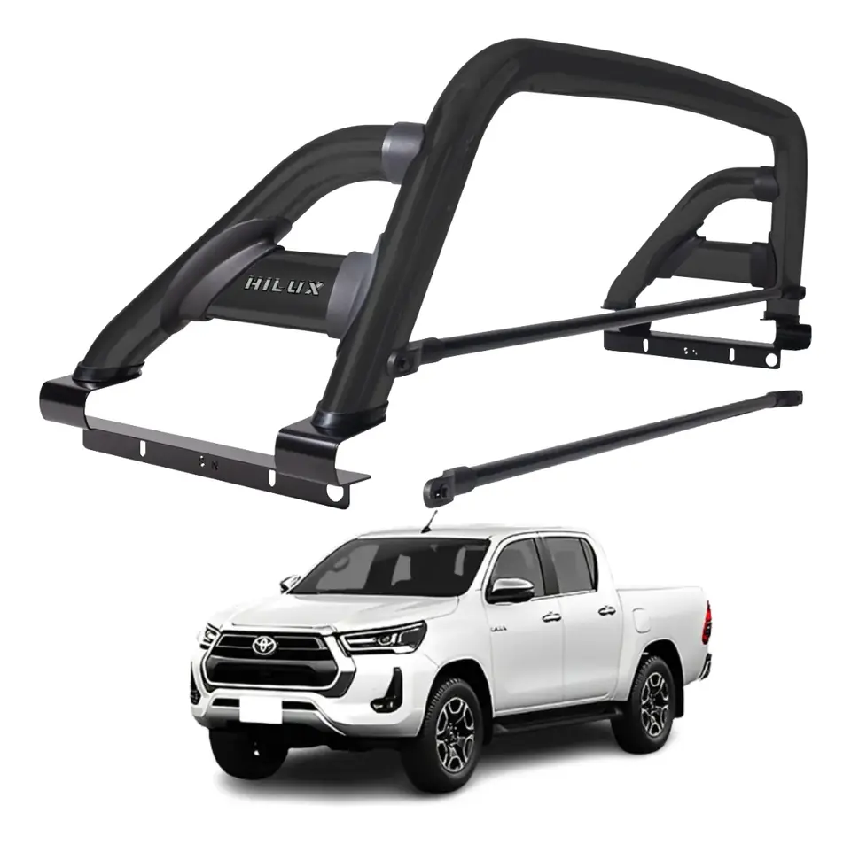 Barra San Antonio Sport Negra para Toyota Hilux (2016 a 2024)