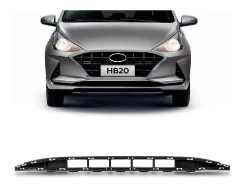 Rejilla Central Inferior Hb20 Hatch/sedan 2020 2021 2022 Negra