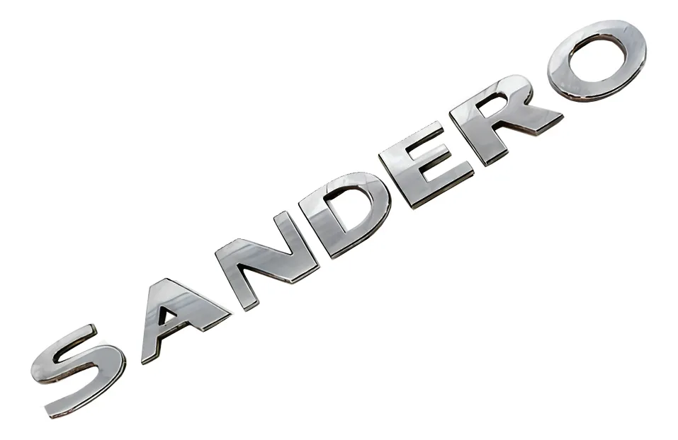 Emblema Marquesina Rn Sandero 2013 A 2020 2021 2022 Cromado