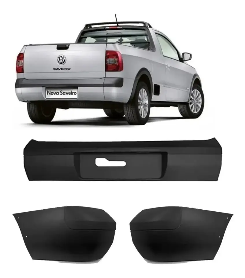 Paragolpes Trasero Completo Saveiro G5 G6 2010 2011 2012