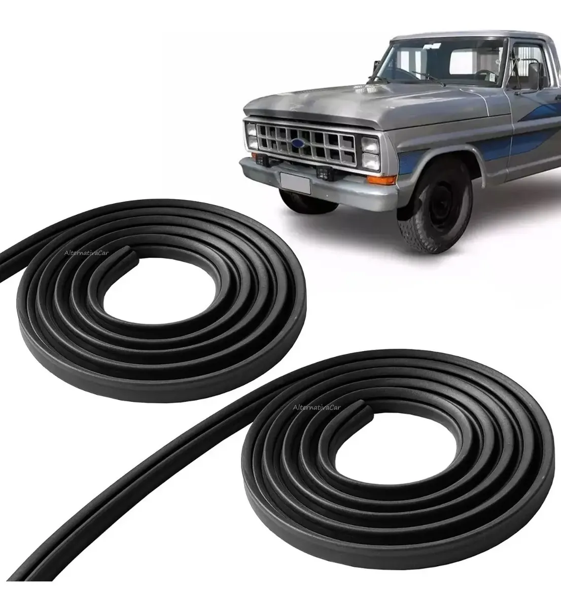 Par de gomas para puertas Ford F1000, F4000, F600 (1972-1992) N1